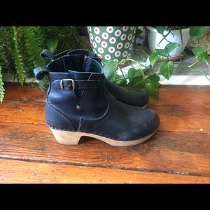 No. 6 clog boots, mid-heel, 39 GUC